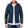 Geo Norway Regular Fit Windbreaker Herren Ohne Waschung  Royaute Navy XXL
