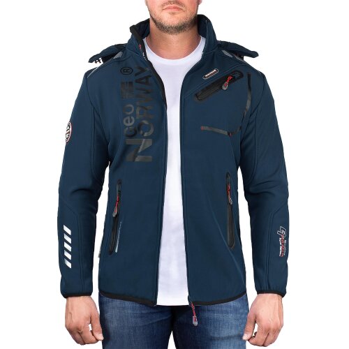Geo Norway Regular Fit Windbreaker Herren Ohne Waschung  Royaute Navy XXXL