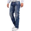 Cipo & Baxx Regular Fit Jeans Herren Stonewashed C0768 Blue W32/L34