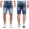 Cipo & Baxx regular fit Shorts Herren Stonewashed 21CB17 Blue W29