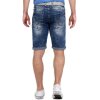 Cipo & Baxx regular fit Shorts Herren Stonewashed 21CB17 Blue W30
