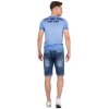 Cipo & Baxx regular fit Shorts Herren Stonewashed 21CB17 Blue W30