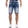 Cipo & Baxx regular fit Shorts Herren Stonewashed 21CB17 Blue W32
