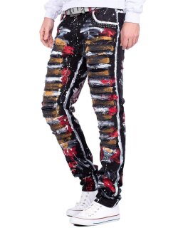 Cipo & Baxx straight fit Jeans Herren Denim CD715