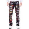 Cipo & Baxx straight fit Jeans Herren Denim CD715 Black W40/L32