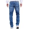 Cipo & Baxx straight fit Jeans Herren Stonewashed CD698 Blue W31/L32