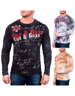 Cipo & Baxx regular fit Longsleeve Herren  CL489