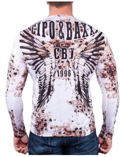 Cipo & Baxx Herren Longsleeve CL494