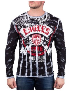 Cipo & Baxx Herren Longsleeve CL493