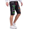 Cipo & Baxx regular fit Shorts Herren Stonewashed CK241 Black W30