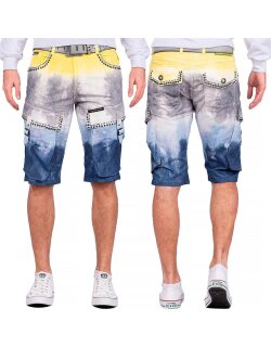 Cipo & Baxx regular fit Shorts Herren  CK211 Yellow W42