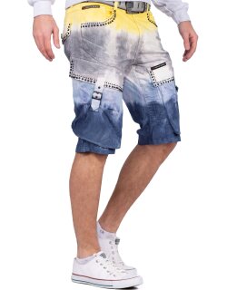 Cipo & Baxx regular fit Shorts Herren  CK211 Yellow W42