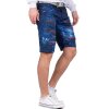 Cipo & Baxx regular fit Shorts Herren Stonewashed CK205 Blue W29