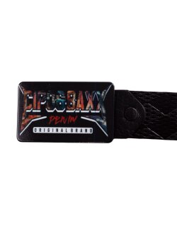 Cipo & Baxx Herren Gürtel CG204 Black 85cm x 3,8cm
