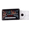 Cipo & Baxx Herren Gürtel CG204 White 85cm x 3,8cm