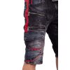 Cipo & Baxx regular fit Shorts Herren Stonewashed CK224 Black W31