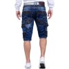 Cipo & Baxx Regular Fit Shorts Herren Stonewashed CK234 Blue W32