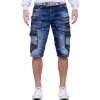 Cipo & Baxx Regular Fit Shorts Herren Stonewashed CK234 Blue W33