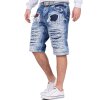 Cipo & Baxx regular fit Shorts Herren Stonewashed CK219 Blue W38