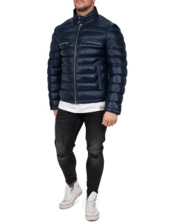 Reichstadt Regular Fit Jacke Herren Echtleder 19RS016 Navy XL