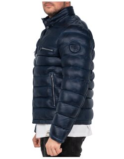 Reichstadt Regular Fit Jacke Herren Echtleder 19RS016 Navy XL