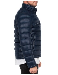 Reichstadt Regular Fit Jacke Herren Echtleder 19RS016 Navy XL