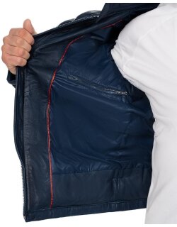 Reichstadt Regular Fit Jacke Herren Echtleder 19RS016 Navy XL