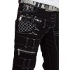 Kosmo Lupo Regular Fit Jeans Herren Stonewashed KM009 Black W34/L34