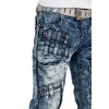 Kosmo Lupo Regular Fit Jeans Herren Stonewashed KM8004 Blue W36/L34