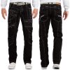 Kosmo Lupo Regular Fit Jeans Herren Stonewashed KM8004 Black W34/L34