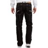 Kosmo Lupo Regular Fit Jeans Herren Stonewashed KM8004 Black W34/L34