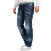 Kosmo Lupo Regular Fit Jeans Stonewashed  KM8002 Blue W32/L32