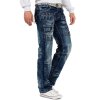 Kosmo Lupo Regular Fit Jeans Stonewashed  KM8002 Blue W32/L32