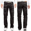 Kosmo Lupo Regular Fit Jeans Stonewashed  KM8002 Black W33/L32