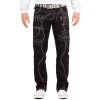 Kosmo Lupo Regular Fit Jeans Stonewashed  KM8002 Black W33/L32