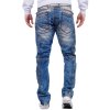 Cipo & Baxx regular fit Jeans Herren Stonewashed C0894 Blue W34/L34