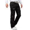 Kosmo Lupo Regular Fit Jeans Stonewashed  KM130-1 Black W34/L34