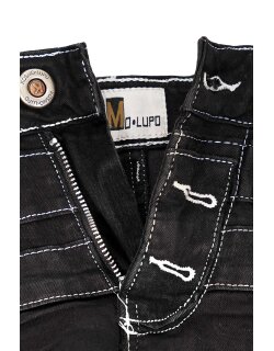Kosmo Lupo Regular Fit Jeans Herren Ohne Waschung  KM020-1 Black W34/L34