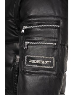 Reichstadt Regular Fit Jacke Herren Echtleder 22RS032LUX Black L