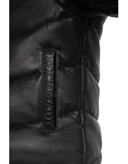 Reichstadt Regular Fit Jacke Herren Echtleder 22RS032LUX Black L