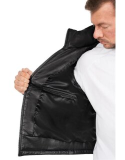 Reichstadt Regular Fit Jacke Herren Echtleder 22RS032LUX Black L