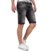 Cipo & Baxx regular fit Shorts Herren Stonewashed 21CB17 Dark Grey W32