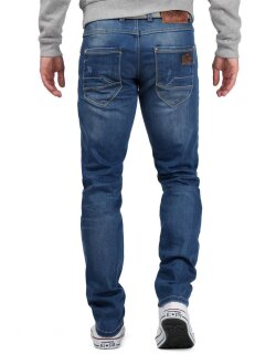 Cipo & Baxx regular fit Jeans Herren Stonewashed CD386 Blue W30/L32