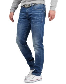 Cipo & Baxx regular fit Jeans Herren Stonewashed CD386 Blue W31/L34