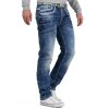 Cipo & Baxx Regular Fit Jeans Herren Stonewashed C1127 Blue W36/L34