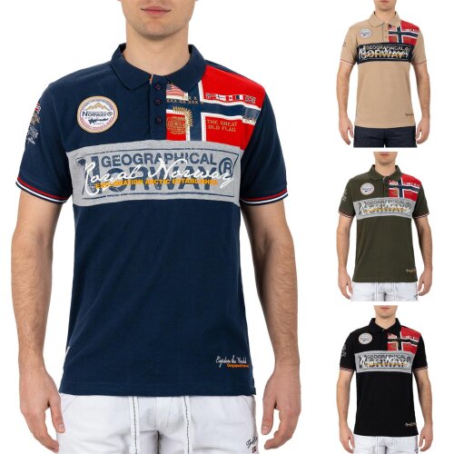 Geographical Norway Herren Regular Fit Kragenhemd kidney men
