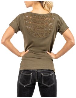 Geo Norway Regular Fit T-Shirt Damen Josiane Khaki S