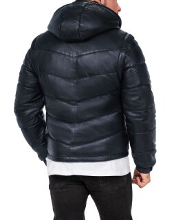 Reichstadt Regular Fit Jacke Herren Echtleder 22RS032LUX Navy L