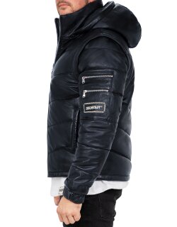 Reichstadt Regular Fit Jacke Herren Echtleder 22RS032LUX Navy L