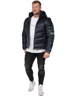 Reichstadt Regular Fit Jacke Herren Echtleder 22RS032LUX Navy L